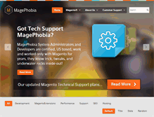 Tablet Screenshot of magephobia.com